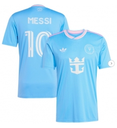 Men's Inter Miami CF Lionel Messi adidas Originals Blue 2025 Third Replica Player Jersey Men's Inter Miami CF Lionel Messi adidas Originals Blue 2025 Third Replica Player Jersey