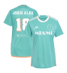 Women Inter Miami CF Jordi Alba 2024 25 Third Replica Aqua Women Inter Miami CF Jordi Alba 2024 25 Third Replica Aqua