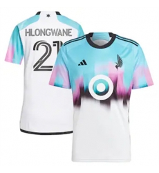 Men Minnesota United FC Bongokuhle Hlongwane 2023 24 Away Replica White Men Minnesota United FC Bongokuhle Hlongwane 2023 24 Away Replica White