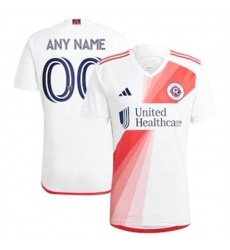Men New England Revolution Custom 2023 24 Away Replica White Men New England Revolution Custom 2023 24 Away Replica White