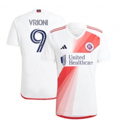 Men New England Revolution Giacomo Vrioni 2023 24 Away Replica White Men New England Revolution Giacomo Vrioni 2023 24 Away Replica White