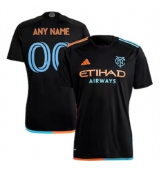 Men New York City FC Custom 2024 25 Away Replica Black Men New York City FC Custom 2024 25 Away Replica Black