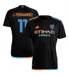 Men New York City FC Julian Fernandez 2024 25 Away Replica Black Men New York City FC Julian Fernandez 2024 25 Away Replica Black