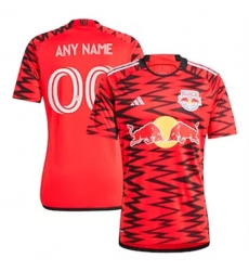 Men New York Red Bulls Custom 2024 25 Home Replica Red Men New York Red Bulls Custom 2024 25 Home Replica Red