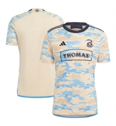 Men Philadelphia Union Blank 2023 24 Away Replica Tan Men Philadelphia Union Blank 2023 24 Away Replica Tan