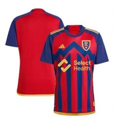Men Real Salt Lake Blank 2024 25 Away Replica Red Men Real Salt Lake Blank 2024 25 Away Replica Red