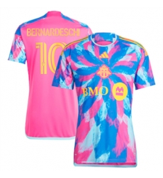 Men Toronto FC Federico Bernardeschi 2023 24 Third Replica Pink Men Toronto FC Federico Bernardeschi 2023 24 Third Replica Pink