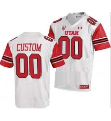 NCAA UTAH Customized Jersey White NCAA UTAH Customized Jersey White