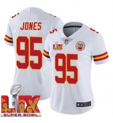 Women Kansas City Chiefs Chris Jones #95 White 2024 2025 Super Bowl LIX F U S E Stitched Jersey Women Kansas City Chiefs Chris Jones #95 White 2024 2025 Super Bowl LIX F U S E Stitched Jersey
