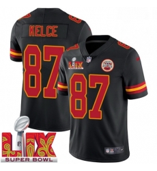 Youth Kansas City Chiefs Travis Kelce #87 Black 2024 2025 Super Bowl LIX F U S E Stitched Jersey Youth Kansas City Chiefs Travis Kelce #87 Black 2024 2025 Super Bowl LIX F U S E Stitched Jersey