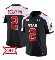 Men Women Youth Utah Utes 2 Micah Bernard Black Alternate 2024 Vapor Limited Jersey All Stitched