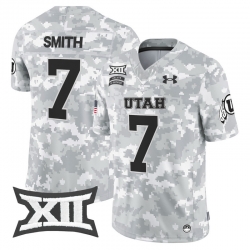 Men Women Youth Utah Utes 7 Steve Smith Sr 2024 Salute to Service Vapor Limited Jersey Arctic Camo All Stitched