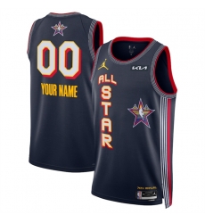 Men 2025 All Star Active Player Custom Navy Stitched Basketball Jersey Men 2025 All Star Active Player Custom Navy Stitched Basketball Jersey