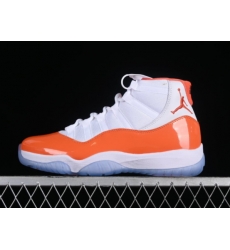 Men Air Jordan 11 Retro Orange Basketball Shoes