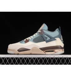 KNCW AIR JORDAN AJ4 RETRO GREY BROWN BLUE