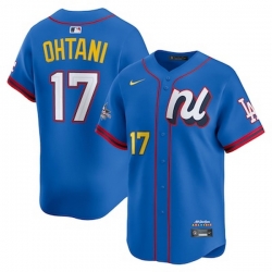 mens nike shohei ohtani blue national league 2025 all star edition limited player jersey