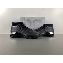 Air Jordan 17 Black Color Basketball Shoes 25G62