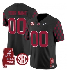 Men Women Youth Alabama Crimson Tide Vapor Limited Custom Jersey Alabama State Style All Stitched Black