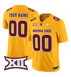 Men Women Youth Arizona State Sun Devils 2024 Vapor Limited Custom Jersey V2 All Stitched Gold