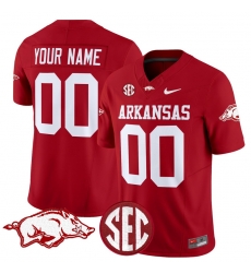 Men Women Youth Arkansas Razorbacks Vapor Limited Custom Jersey All Stitched Crimson