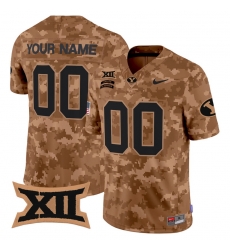 Men Women Youth BYU Cougars 2024 Salute to Service Vapor Limited Custom Jersey All Stitched Brown Camo