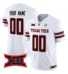 Men Women Youth Texas Tech Red Raiders 2024 Patrick Mahomes Symbol Vapor Limited Custom Jersey All Stitched White Limited