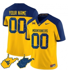 Men Women Youth West Virginia Mountaineers 2024 Country Roads Custom Jersey All Stitched Alternate Men Women Youth West Virginia Mountaineers 2024 Country Roads Custom Jersey All Stitched Alternate