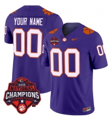 Men Women Youth Clemson Tigers Vapor Limited Custom Jersey All Stitched Orange