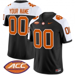 Men Women Youth Clemson Tigers Vapor Limited Custom Jersey V2 All Stitched Black Alternate