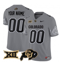 Men Women Youth Colorado Buffaloes Vapor Limited Custom Jersey V3 Big 12 XII Patch All stitched Gray Men Women Youth Colorado Buffaloes Vapor Limited Custom Jersey V3 Big 12 XII Patch All stitched Gray