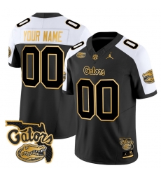 Men Women Youth Florida Gators 2024 Florida Patch Gold Vapor Limited Custom Jersey All stitched Alternate