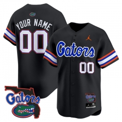 Men Women Youth Florida Gators 2024 Florida Patch Vapor Baseball Custom Jersey All Stitched Black