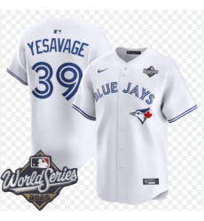 Men Toronto Blue Jay Trey Yesavage #39 White Stitched Baseball Jersey