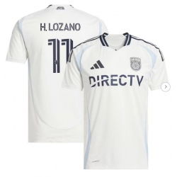Mens San Diego FC Hirving Lozano adidas White 2025 Woven Into One Replica Player Jersey