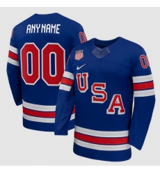 Men USA Active Player Custom Blue 2026 Stitched Jersey