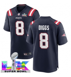 Men Women youth New England Patriots #8 Stefon Diggs 2025 2026 Super Bowl LX F U S E Stitched NFL Jersey Blue Men Women youth New England Patriots #8 Stefon Diggs 2025 2026 Super Bowl LX F U S E Stitched NFL Jersey Blue