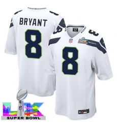 Men Women Youth Seattle Seahawks #8 Coby Bryant 2025 2026 Super Bowl LX F U S E Stitched NFL Jersey White