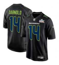 Sam Darnold Seattle Seahawks Nike Super Bowl LX Patch Carbon Fashion Game Jersey Black