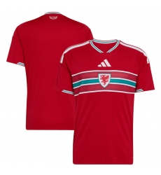 Men adidas Red Wales National Team FIFA x World Cup 2026 Home Replica Jersey Men adidas Red Wales National Team FIFA x World Cup 2026 Home Replica Jersey
