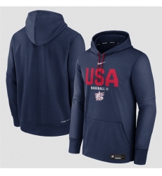 Men USA Baseball Navy 2026 World Baseball Classic Therma FIT Hoodie Men USA Baseball Navy 2026 World Baseball Classic Therma FIT Hoodie