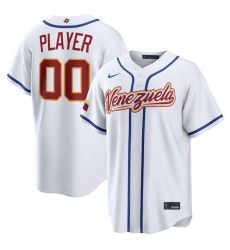 Men Venezuela Baseball Active Player Custom White 2026 World Baseball Classic Home Stadium Stitched Jersey