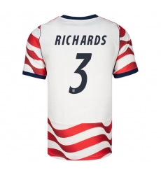 USA 2026 FIFA World Cup Soccer White Jersey Set ( Have Shorts ) Chris Richards #3