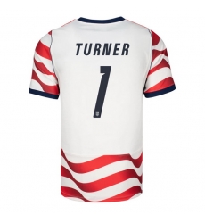 USA 2026 FIFA World Cup Soccer White Jersey Set ( Have Shorts ) Matt Turner #1