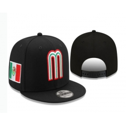 Mexico Baseball Snapback Cap 016