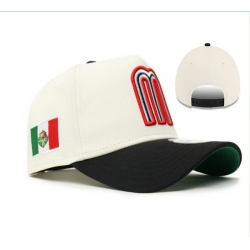 Mexico Baseball Snapback Cap 017