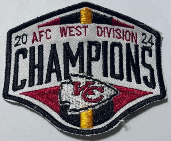 Kansas City Chiefs AFC Chiefs WEST DIVISION CHAMPIONS Patch Biaog