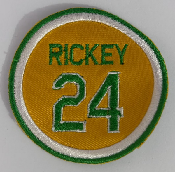Oakland Athletics 24 Rickey Patch Biaog